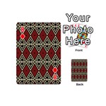 Motif Boho Style Geometric Playing Cards 54 Designs (Mini) Front - Diamond8