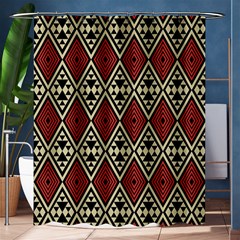 Motif Boho Style Geometric Shower Curtain 60  X 72  (medium)  by tmsartbazaar