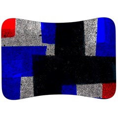 Abstract Tiles  Velour Seat Head Rest Cushion by essentialimage