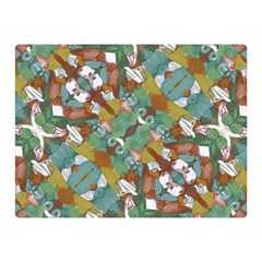 Multicolored Collage Print Pattern Mosaic Double Sided Flano Blanket (mini)  by dflcprintsclothing