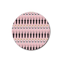 Halloween Rubber Coaster (round)  by Sparkle