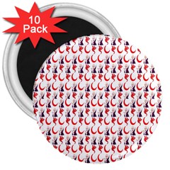 Halloween 3  Magnets (10 Pack)  by Sparkle