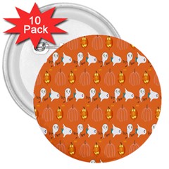 Halloween 3  Buttons (10 Pack)  by Sparkle