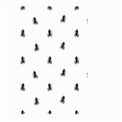 Riding Bike Motif Print Pattern Large Garden Flag (two Sides) by dflcprintsclothing