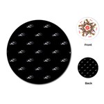 Formula One Black And White Graphic Pattern Playing Cards Single Design (Round) Front