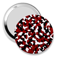 Camouflage Rouge/blanc 3  Handbag Mirrors by kcreatif