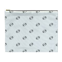 American Football Ball Motif Print Pattern Cosmetic Bag (xl) by dflcprintsclothing