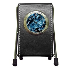 Cold Snap Pen Holder Desk Clock by MRNStudios