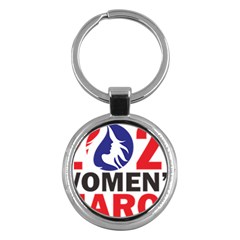Womens March Key Chain (round) by happinesshack