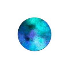 Blue Galaxy Golf Ball Marker by Dazzleway