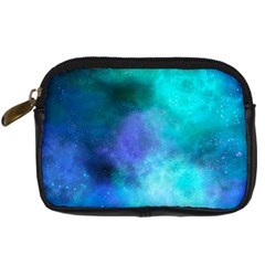 Blue Galaxy Digital Camera Leather Case by Dazzleway