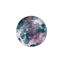 Teal And Purple Alcohol Ink Golf Ball Marker (10 Pack) by Dazzleway