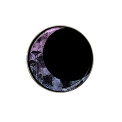 Floral Pink And Purple Moon Hat Clip Ball Marker (10 Pack) by Dazzleway