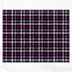 Asexual Pride Checkered Plaid Rectangular Jigsaw Puzzl by VernenInk