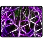 Neurons Brain Cells Imitation Double Sided Fleece Blanket (Large)  80 x60  Blanket Front