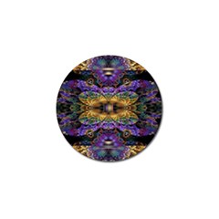 Fractal Illusion Golf Ball Marker by Sparkle