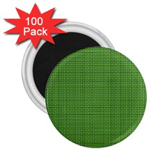 Green Knitting 2 25  Magnets (100 Pack)  by goljakoff