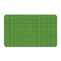 Green Knitting Magnet (rectangular) by goljakoff