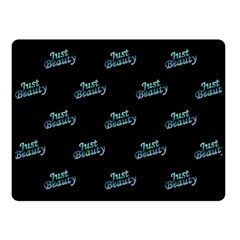Just Beauty Words Motif Print Pattern Fleece Blanket (small) by dflcprintsclothing