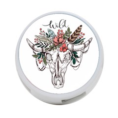 Wild 4-port Usb Hub (one Side) by designsbymallika