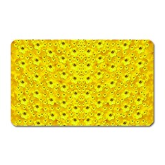 Flowers From Heaven  With A Modern Touch Magnet (rectangular) by pepitasart