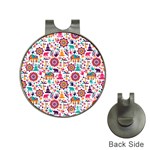 Indian Love Hat Clips with Golf Markers Front