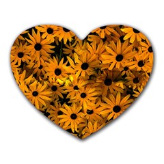Rudbeckias  Heart Mousepads by Sobalvarro