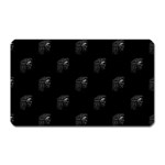 Arfican Head Sculpture Motif Print Pattern Magnet (Rectangular) Front