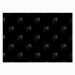 Arfican Head Sculpture Motif Print Pattern Large Glasses Cloth by dflcprintsclothing