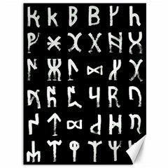 Macromannic Runes Collected Inverted Canvas 36  X 48  by WetdryvacsLair