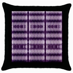 Purple Tigress Throw Pillow Case (black) by Sparkle