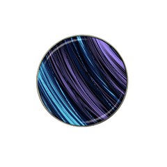 Blue And Purple Stripes Hat Clip Ball Marker by Dazzleway