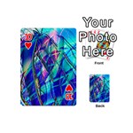Title Wave, Blue, Crashing, Wave, Natuere, Abstact, File Img 20201219 024243 200 Playing Cards 54 Designs (Mini) Front - Heart10