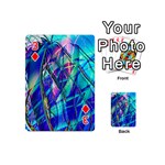 Title Wave, Blue, Crashing, Wave, Natuere, Abstact, File Img 20201219 024243 200 Playing Cards 54 Designs (Mini) Front - Diamond3