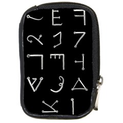 Heinrich Cornelius Agrippa Of Occult Philosophy 1651 Passing Of The River Collected Inverted Square Compact Camera Leather Case by WetdryvacsLair