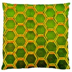 Hexagon Windows Standard Flano Cushion Case (Two Sides) Back