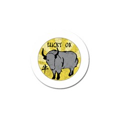 Chinese New Year ¨c Year Of The Ox Golf Ball Marker by Valentinaart