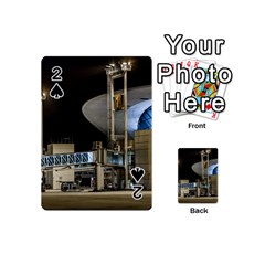 Montevideo Airport Night Scene, Uruguay Playing Cards 54 Designs (mini) by dflcprintsclothing