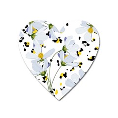Tree Poppies  Heart Magnet by Sobalvarro