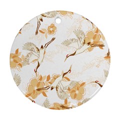 Birds And Flowers  Ornament (round) by Sobalvarro