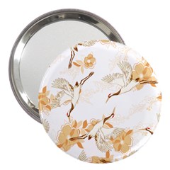Birds And Flowers  3  Handbag Mirrors by Sobalvarro
