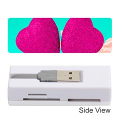 Two Hearts Memory Card Reader (stick) by essentialimage