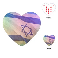 Israel Playing Cards Single Design (heart) by AwesomeFlags