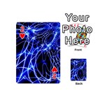 Lines Flash Light Mystical Fantasy Playing Cards 54 Designs (Mini) Front - Heart2