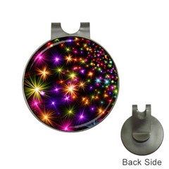 Star Colorful Christmas Abstract Hat Clips With Golf Markers by Dutashop