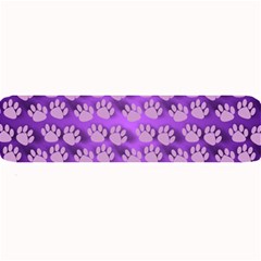 Pattern Texture Feet Dog Purple Large Bar Mats by Dutashop