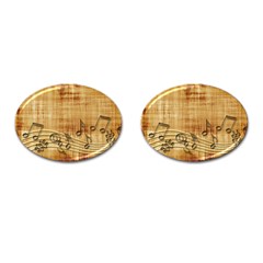Dance Music Cufflinks (oval) by Dutashop
