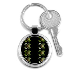 Pattern Background Vector Seamless Key Chain (round) by Dutashop