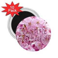 Cherry Blossom Photography Happy Hanami Sakura Matsuri 2 25  Magnets (10 Pack)  by yoursparklingshop