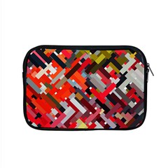 Maze Abstract Texture Rainbow Apple Macbook Pro 15  Zipper Case by Dutashop